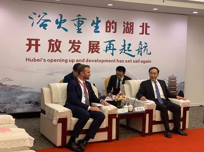 Meeting with Hubei Vice Governor on Future Cooperation